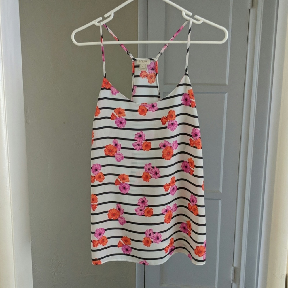 J Crew Floral Print Cami